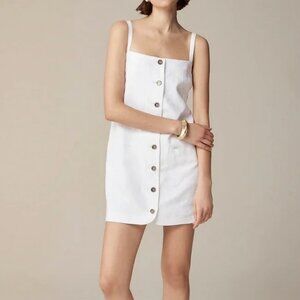 Claudia Dress Linen White NWT Small